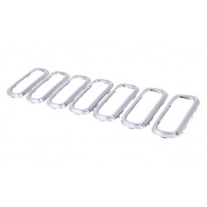 GRILLE MOULDING SET - CHROME (7 PIECES)