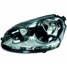 HEADLAMP - BLACK INNER - W/MOTOR (LH)