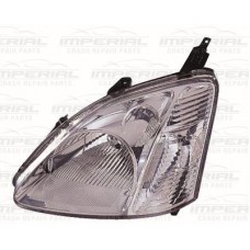 HEADLAMP - HB TYPE R/NOT TYPE S (W/MOTOR) (CHROME) (LH)