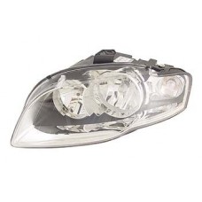 HEADLAMP - HALOGEN - WITH MOTOR - CLEAR INDICATOR - 2006> (LH)