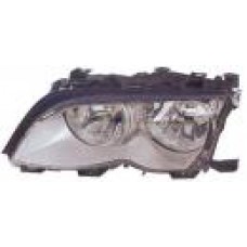 HEADLAMP - CHROME - W/MOTOR (HALOGEN) (LH)