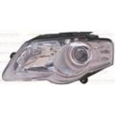 HEADLAMP - CHROME - WITH MOTOR - HELLA TYPE (LH)