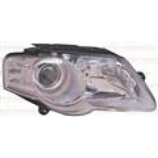 HEADLAMP - CHROME - WITH MOTOR - HELLA TYPE (RH)