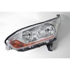 HEADLAMP - CHROME - W/DRL + LOWER ORANGE STRIP/INDICATOR (LH)