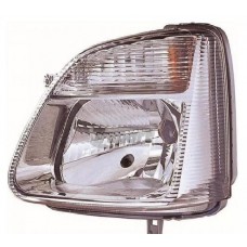 HEADLAMP -  CHROME - 2002> (LH)