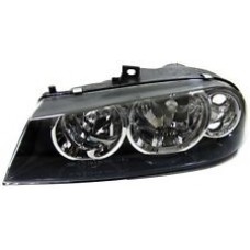 HEADLAMP - BLACK - HALOGEN (LH)