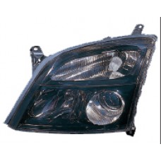 HEADLAMP - BLACK INNER - HALOGEN - SPORTS (LH)