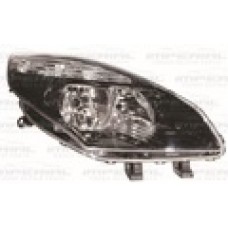 HEADLAMP - BLACK INNER - HALOGEN (RH)