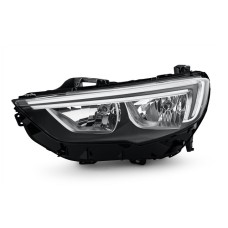 HEADLAMP - LED DRL - CHROME FRAME (LH)