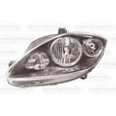 HEADLAMP - DARK GREY (HALOGEN) (LH)