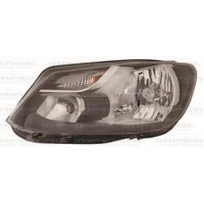 HEADLAMP - SINGLE (CLEAR INDICATOR AT TOP) (W/MOTOR) (LH)