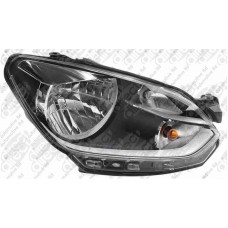 HEADLAMP - BLACK (W/CHROME TRIM) (RH)