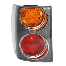 REAR LAMP - RED/AMBER - SILVER BEZEL (LH)