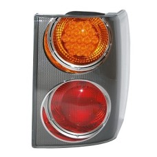 REAR LAMP - RED/AMBER - SILVER BEZEL (RH)