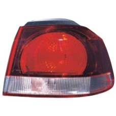 REAR BOOT LAMP - TINTED RED/CLEAR (HELLA) (LH)