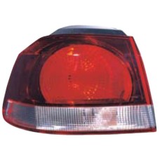 REAR BOOT LAMP - TINTED RED/CLEAR (HELLA) (RH)