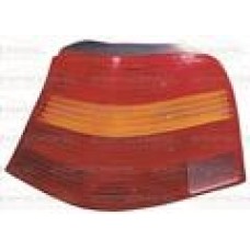 REAR LAMP - RED/AMBER/CLEAR - NOT ESTATE/GTi/V6 (LH)