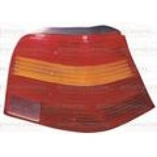 REAR LAMP - RED/AMBER/CLEAR - NOT ESTATE/GTi/V6 (RH)