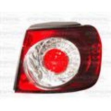 REAR LAMP - SMOKED RED/CLEAR - WING MOUNTED - LED TYPE (RH)