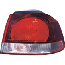 REAR (WING) LAMP - TINTED RED/CLEAR (LED) (HELLA) (LH)