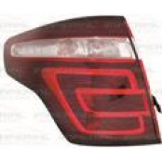 REAR LAMP - WING MOUNTED - RED/CLEAR (LH)