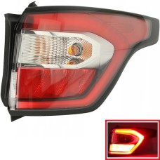 REAR WING LAMP - W/SEPARATE "C" SHAPED RUNNING LAMP (RED) (RH)