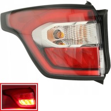 REAR WING LAMP - COMBINED BRAKE AND RUNNING LAMP (RED) (LH)