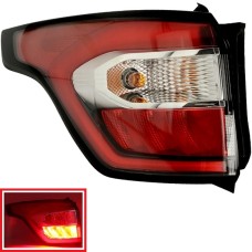 REAR WING LAMP - COMBINED BRAKE AND RUNNING LAMP (DARK RED) (LH)