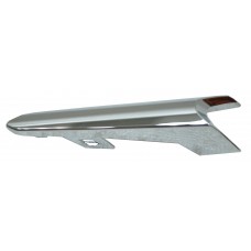 FRONT BUMPER GRILLE SIDE MOULDING - CHROME (LH)