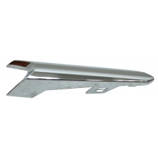 FRONT BUMPER GRILLE SIDE MOULDING - CHROME (RH)