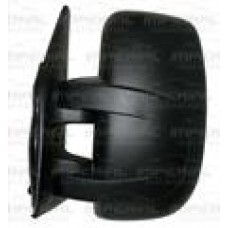 DOOR MIRROR - MANUAL - SHORT ARM - BLACK (LH)