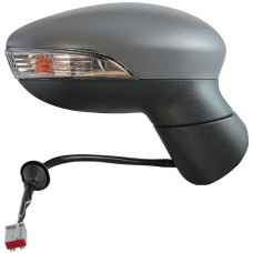 DOOR MIRROR - ELEC/HTD/INDICATOR/KERB LAMP - 8 PIN PLUG (PRIMED) (RH)