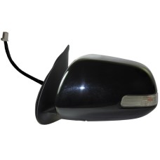 DOOR MIRROR - ELECTRIC/INDICATOR (GLOSS BLACK) (LH)