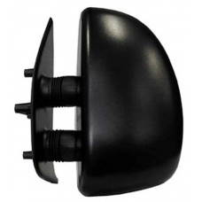 DOOR MIRROR - SHORT ARM - MANUAL - TWIN GLASS (BLACK) (LH)