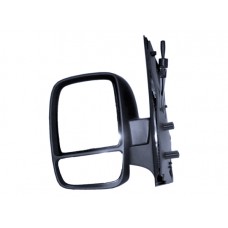 DOOR MIRROR - CABLE - BLACK - TWIN GLASS (LH)