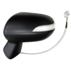 DOOR MIRROR - ELECTRIC/HEATED/IND/POWER FOLD (MATT BLACK) (LH)