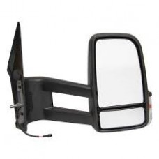 DOOR MIRROR - PICKUP - MANUAL/INDICATOR (BLACK) (RH)