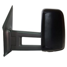 DOOR MIRROR - LONG ARM - MANUAL - NO INDICATOR (BLACK) (LH)