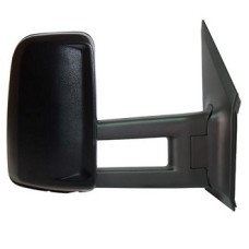 DOOR MIRROR - LONG ARM - MANUAL - NO INDICATOR (BLACK) (RH)