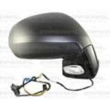 DOOR MIRROR - ELECT/HTD - INDICATOR - BLACK - CAN PAINT (LH)