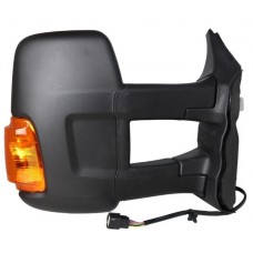 DOOR MIRROR - LONG ARM - ELECTRIC/HEATED - AMBER IND (BLACK) (RH)