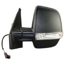 DOOR MIRROR - CABLE - TWIN GLASS - BLACK - VAN/PICKUP (LH)