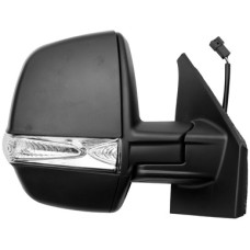 DOOR MIRROR - VAN/PICKUP - ELEC/HTD/IND/TEMP SENSOR - SINGLE GLASS (BLACK) (RH)