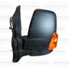 DOOR MIRROR - ELEC/HTD (SHORT ARM) (AMBER INDICATOR) (BLACK) (LH)