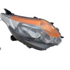 HEADLAMP - BLACK (AMBER INDICATOR) (RH)