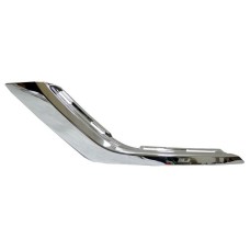 FRONT BUMPER GRILLE SIDE MOULDING - CHROME (LH)