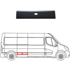 SIDE MOULDING - AFTER SIDE DOOR - VAN: L3/L4 - W/LAMP HOLE (BLACK) (RH)