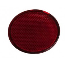 REAR BUMPER REFLECTOR - RED (ROUND) (LH)