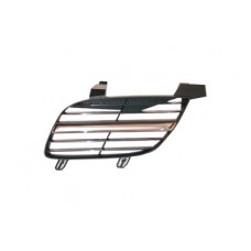 GRILLE SECTION - BLACK, W/CHROME MOULDING (LH)