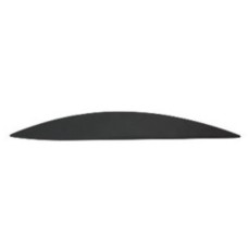 REAR WHEEL ARCH MOULDING - DOOR SECTION (BLACK) (LH)